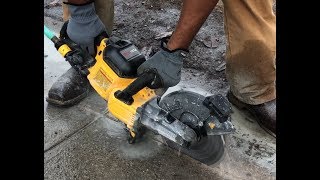 SHOULD YOU BUY IT Dewalt Flexvolt 60V Cordless 9quot CutOff Demo Saw [upl. by Lubba813]