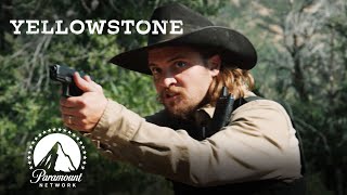 Cattle Thief Shootout  Yellowstone  Paramount Network [upl. by Lehcear]