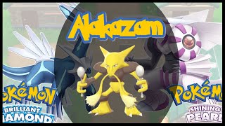 How to seecatch Alakazam  BDSP  Prometheus Pine [upl. by Akoyn53]