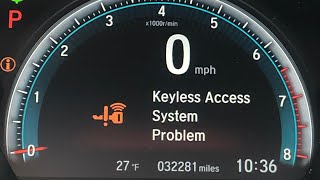 Keyless Access System Warning Light What It Means amp How to Fix It in 2 Minutes [upl. by Hofstetter299]