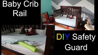 Baby Crib Rail  DIY Safety Guard [upl. by Zilla]