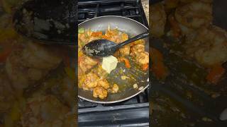 Fried Snapper with Shrimp amp Grits 😋🔥😩 thatmanandthemkids cooking brunch momlife [upl. by Genie]