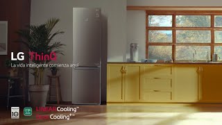 LG ThinQ  Controla tu refrigeradora LG Bottom Freezer desde tu celular [upl. by Walling865]