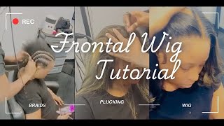 FRONTAL WIG TUTORIAL [upl. by Poock]