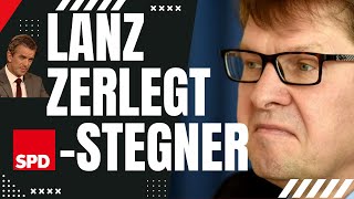 Das hat gesessen Markus Lanz zerlegt SPD Mann Ralf Stegner in alle Einzelteile [upl. by Adikram]