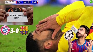 Barcelona Going To EUROPA LEAGUE  Bayern 30 Barca Match Review UCL 2021 HINDI [upl. by Aiciram43]