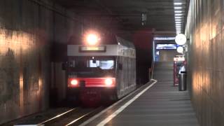 BTI Railcar departure in Biel [upl. by Amlez539]