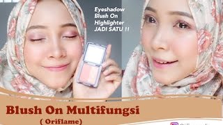 NATURAL GLOWING MAKEUP dengan Blush On Multifungsi Oriflame [upl. by Sharp]