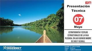 Tema “ESTRATIGRAFÍA Y ESTILOS ESTRUCTURALES DE LA FAJA PLEGADA EN LAS CUENCAS MADRE DE DIOS Y UC [upl. by Nevile657]