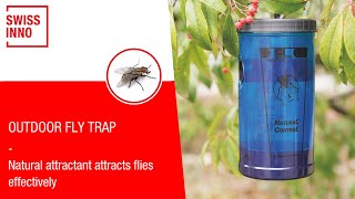 Outdoor Fly Trap SWISSINNO [upl. by Ecertal]