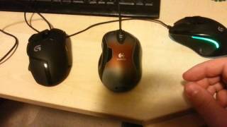 LOGITECH G300S VS G402 HYPERION FURY VS G5 [upl. by Alvar]