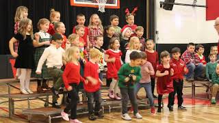 Kindergarten Pt 1 quotSnowman Whered You Goquot Sublimity Elementary Winter Concert 2024 [upl. by Bliss]