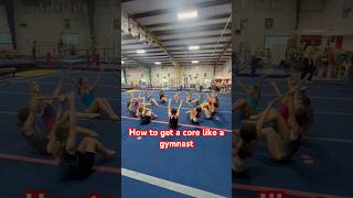 How to get abs like a gymnast core gymnastics strong workout [upl. by Acirrehs]