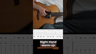 Right Hand Warmup guitar guitarpractice [upl. by Yeldoow498]