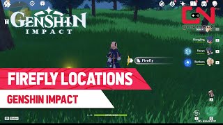 Genshin Impact Firefly Locations [upl. by Jamin871]