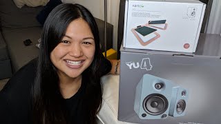 Wife Unboxes the Teal Gloss Kanto YU4 amp Copper Stands [upl. by Hitoshi]