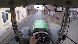 Möhren abfahren Teil 2 Cabview John Deere 6210 R [upl. by Enahc]