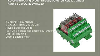 Relay Module 4  8 channel  relay board 1Co 2C0 [upl. by Nesyt]