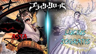 Asta VS Lucius Zogratis SemiFull Color Black Clover [upl. by Agneta]