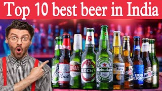 Best Top 10 beer in India  popular beer in india  most sell beer  alcohol [upl. by Anoek]