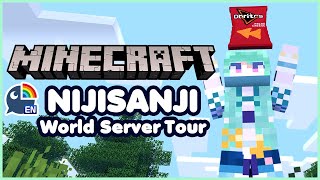 【MINECRAFT】 WORLD SERVER TOUR 【NIJISANJI EN  Finana Ryugu】「LazuLight」 [upl. by Suivatnom]