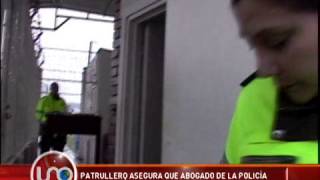 Patrullero asegura que abogado de la Policía lo presionó para mentir en caso grafitero [upl. by Ebbie]