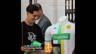 La JSK présente son nouveau maillot berberetelevision amazigh brtv jsk [upl. by Tallie985]