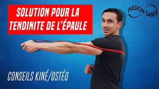 TENDINITE DE LA COIFFE DES ROTATEURS ET DOULEURS DÉPAULE  EXERCICE ET TRAITEMENT KINÉ [upl. by Teddi]