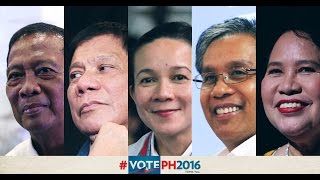 FULL VIDEO First Presidential Debate of 2016 elections in Cagayan de Oro City [upl. by Llatsyrc]