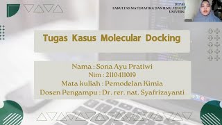 Molecular Docking Protein PARP dan Ligan Talazoparib [upl. by Vudimir55]