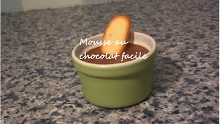 Mousse au chocolat facile [upl. by Aihsar]