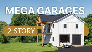 2 Story Mega Garage from Stoltzfus Structures [upl. by Nwahsram817]