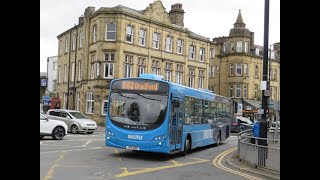 ZF THRASH Keighley Bus Co 1802 JRZ1802 on 662 to Bradford 20240524 Part 1 [upl. by Arihaj]