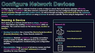 Configure Network Devices [upl. by Nnaynaffit]