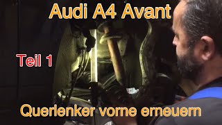 Wie AUDI A6 C5 Querlenkerlager vorne wechseln TUTORIAL  AUTODOC [upl. by Anastase40]