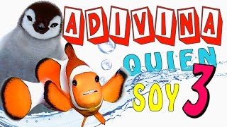 ADIVINA QUIEN SOY 3  VÍDEOS EDUCATIVOS PARA NIÑOS  LOS ANIMALES EN ESPAÑOL de 3 a 4 años [upl. by Anahc]