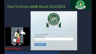 How to check your Jamb result 20222023 [upl. by Shu]