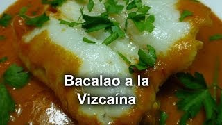 Bacalao a la Vizcaína  Receta fácil paso a paso [upl. by Lajet627]