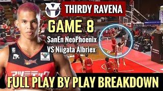 Thirdy Ravena 8th Game FULL GAME BREAKDOWN SanEn Neophoenix vs Niigata Albirex BB Game1  BLEAGUE [upl. by Meador771]