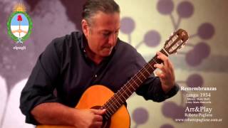 Remembranzas  tango guitarra Roberto Pugliese [upl. by Hevak]