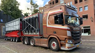 Kermis Alkmaar 2023 Transport en opbouw Deel 1 [upl. by Eiramlehcar396]