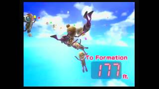 Wii Sports Resort  Skydiving  All Stamps [upl. by Eicnahc]