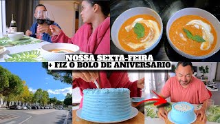 FIZ O BOLO DE ANIVERSÁRIO DO MARIDO SOPA DE TOMATE e muito mais ♥  Bruna Paula [upl. by Divaj]