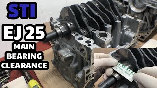 Hybrid EJ 25 Main Bearing Clearance WRX Build Part 2 [upl. by Connor]