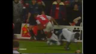 Ian Wright compilation  Best goals for Arsenal [upl. by Kcirddec695]