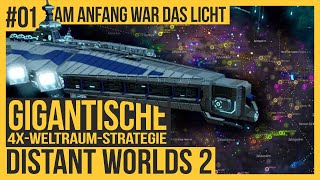 Lets Play Distant Worlds 2  Die Menschheit 01  4XWeltraumStrategie besser als Stellaris [upl. by Reamy437]