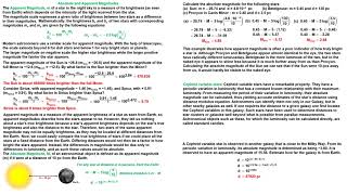 Absolute and Apparent Magnitudes [upl. by Asor152]