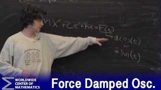 Differential Equations Force Damped Oscillations [upl. by Feliza]