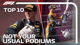 Top 10 Unexpected Podium Moments [upl. by Salmon]