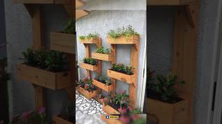 Vertical Gardening ideas🏡❤️trending garden shortsviral shorts plants viralvideo gardenideas [upl. by Oralle]